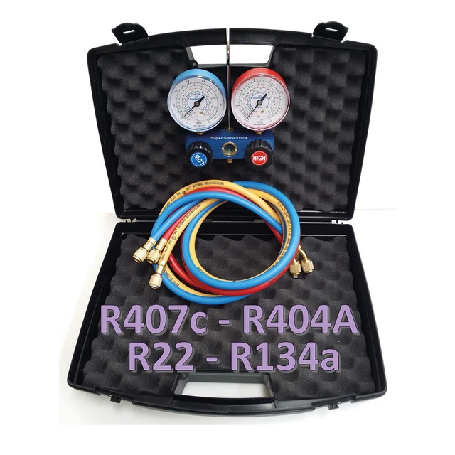 Smart Tester 3 Professionale Per Gas R32 E R410a | Strumento Carica E Controllo Climatizzatori | Con Valigetta