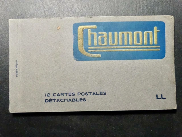 Postcard - Souvenir Book Chaumont France 12 Cards Pre WWI