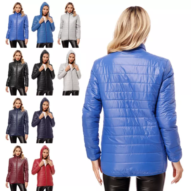 Womens Coat Winter Snowsuit Vacation Jacket Outdoor Tops Lightweight Outerwear 2