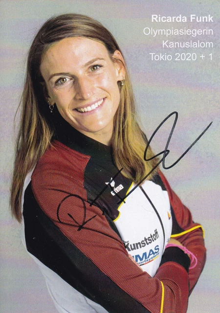 Ricarda FUNK - Deutschland, Gold Olympia 2020 Kanu, Original-Autogramm!