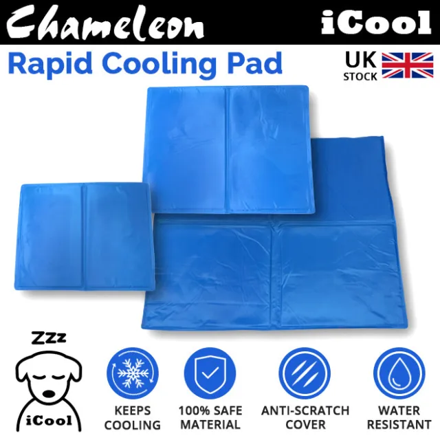 Pet Cooling Gel Mat S-XXL Dog Cat Summer Heat Relief Non-toxic Pad 5 sizes