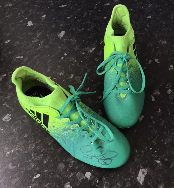 ADIDAS X 16.3 Techfit Junior Green Football Boots Unknown Signatures Size 3.5 19.99 PicClick UK