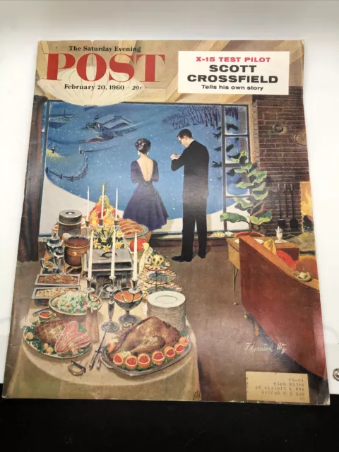 The Saturday Evening Post February 20 1960 Scott Crossfield Feature, Newsstand