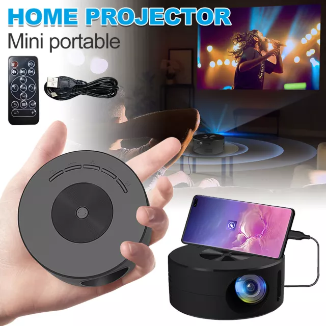 Mini Mobile Projector LED HD Home Cinema Portable Home Theater LCD Projector AU