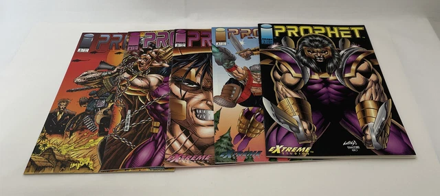 Prophet Volume# 1, 2, 3, 4,5 Lot Of 5 Image Comics 1993 & 94  All First Printing 3