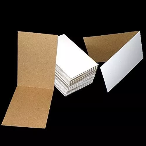 300 Empty Pokemon Folding Cardboard Baseball Trading Card Folders 3'' x 4.5''