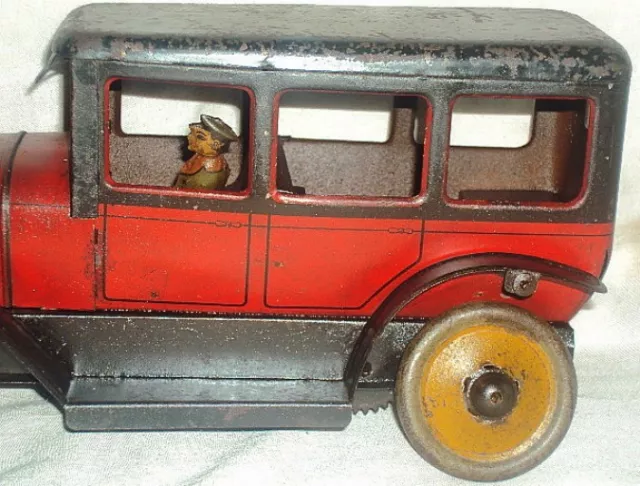 Vintage Blech Platte Spielzeug Uhrwerk Limousine Karl Bub Nürnberg K B N 1920