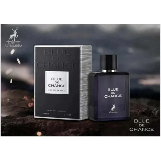 BLUE DE CHANCE Eau De Parfum By Maison Alhambra 100ml 3.4 FL OZ ORIGINAL  UAE £27.70 - PicClick UK