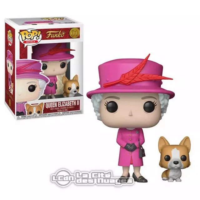 QUEEN ELIZABETH II 01 Royal Family Original Figurine Funko Pop