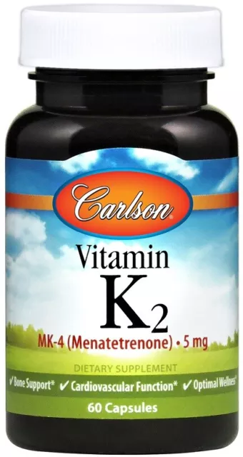 (45g, 703,33 EUR/1Kg) Carlson Labs Vitamin K2, 5mg - 60 caps