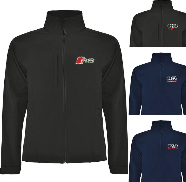 Veste Softshell Racing Pour Fans De Mercedes – Style Motard – Polyester Isolant – Toutes Saisons – Fabriquée En Grèce