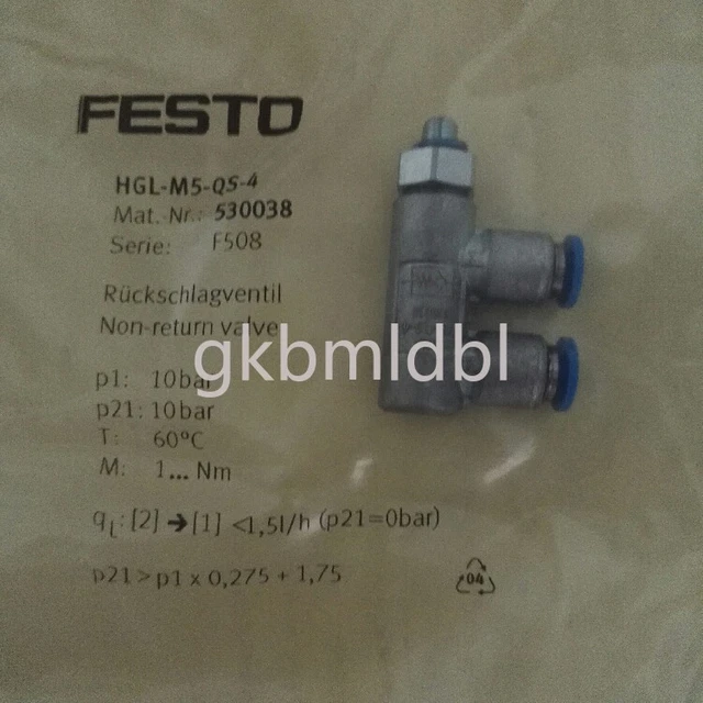 Valvola di ritegno a sfera - HGL series - FESTO - G / avvitabile