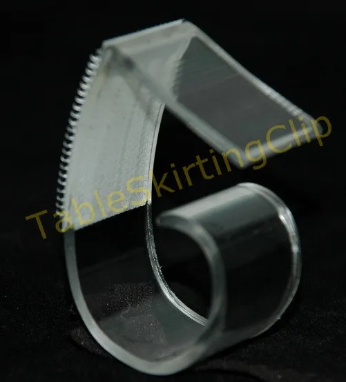 50 Large Table Skirting Skirt Clips | Clip Fits Table Edges 1.25" To 2.5" Thick