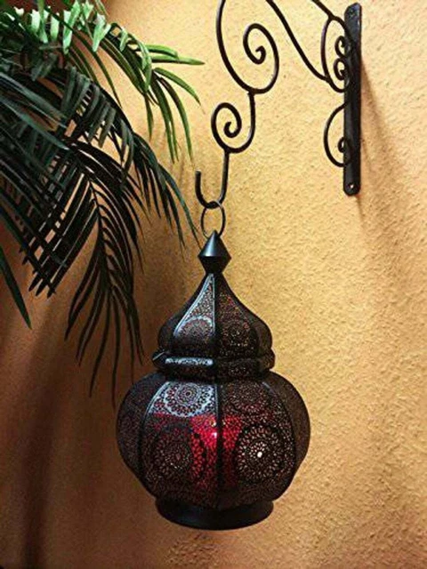 Lampada turca marocchina Portacandele vintage Portacandele da esterno...