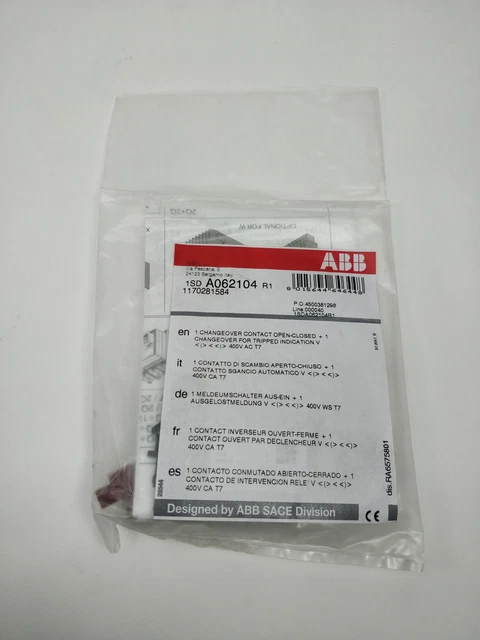 ABB 1SDA062104R1 Aux T7 1Q+1SY 400Va.c