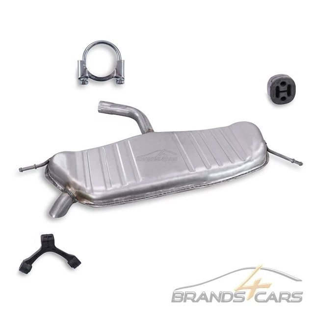 Atec Set Silenziatori Scarico Silenziatori Per Vw Touran 1T 1.6 2.0 Fsi