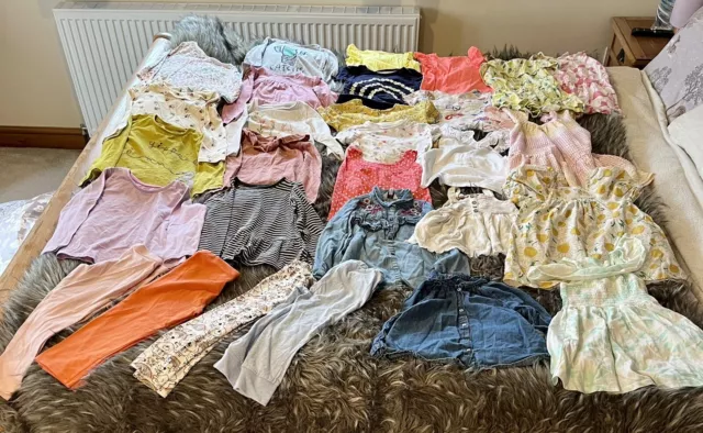 Large girls clothes bundle 3-4 years Inc Tu F&f Next George Disney  M&S Nutmeg
