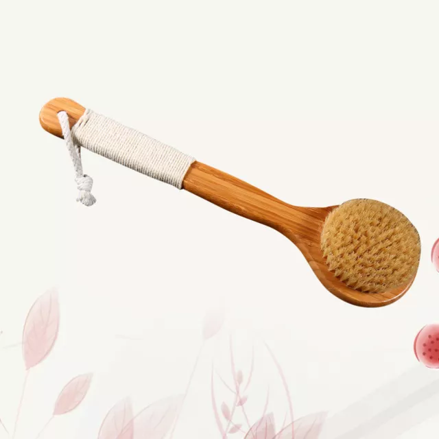 Massage Bath Brush Dry Skin Body Brush Exfoliating Brush Spa Shower Brush