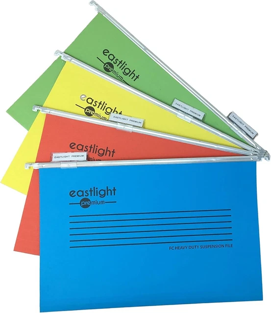 Rexel Crystalfile Classic Foolscap Suspension File Manilla 30mm Red (Pack 50) 70622