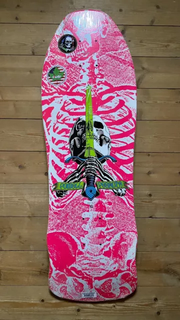 Powell Peralta GeeGah Skull & Sword Reissue Oldschool Hot Pink