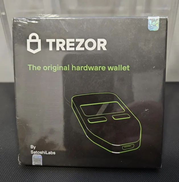 Trezor One (Black) Original Crypto Hardware Wallet Bitcoin ETH - NEW/SEALED