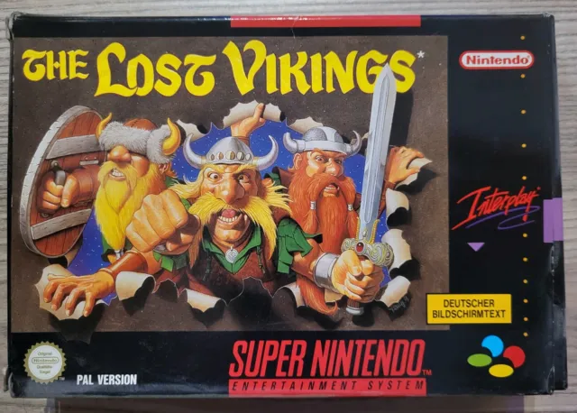 Lost Vikings    Super Nintendo    SNES    OVP    mit Anleitung