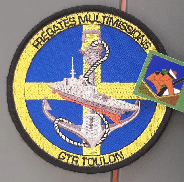 Patch Tissu Marine Mistral – Commémoration D-DAY 6 Juin 2024 – Original 90mm