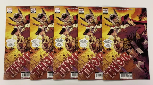 Thor #20 2nd Print (5x COPIES) 1st Appearance God of Hammers NM MARVEL LOT 2022