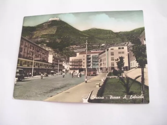 Frosinone - Cassino Piazza A. Labriola - spedita f. g. 1958