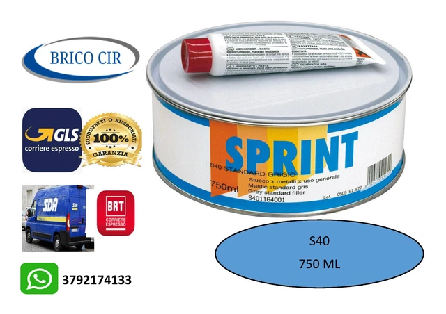 STUCCO METALLICO PER CARROZZERIA AUTO MOTO SPIES HEKER 2025 KG 2 - Foto 9