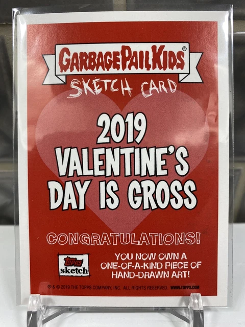 Garbage Pail Kids 1/1 Official Topps Sketch