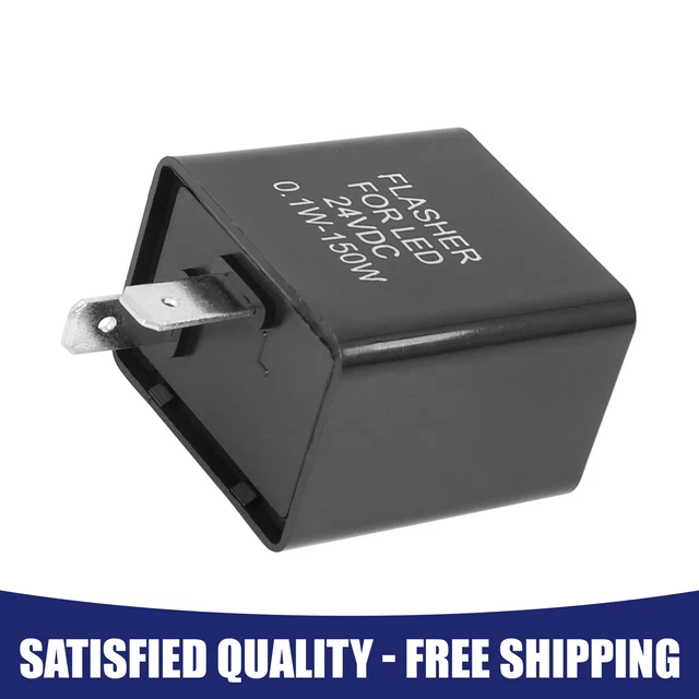 24V Flasher Motorcycle LED Indicator Turn Signal Light Relay Universal Item of 1