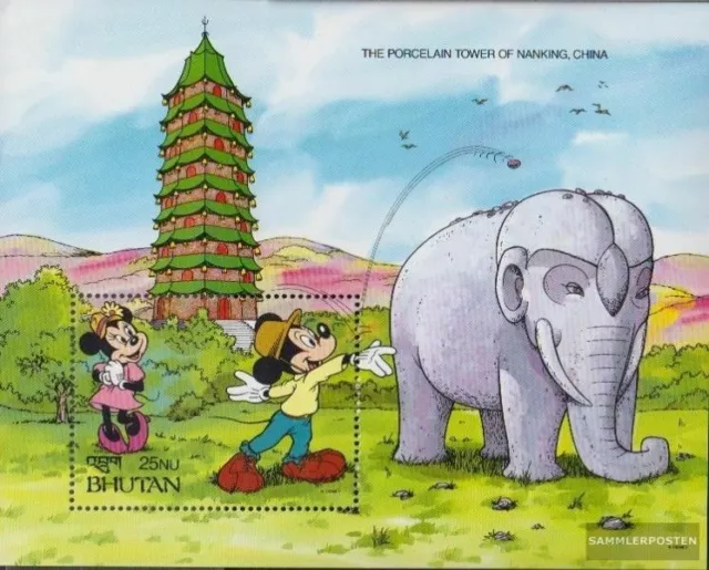 Bhutan Block298 postfrisch 1991 Walt-Disney-Figuren