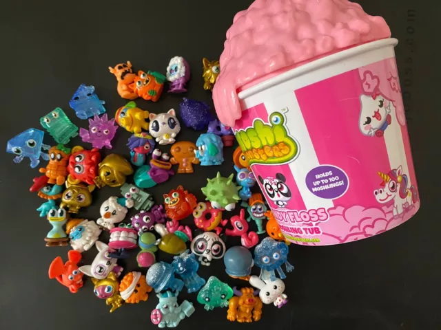 50 Moshi Monsters & Popcorn Bucket ☆ Mixed Series ☆ Retro ☆ Ultra rare Gold VGC