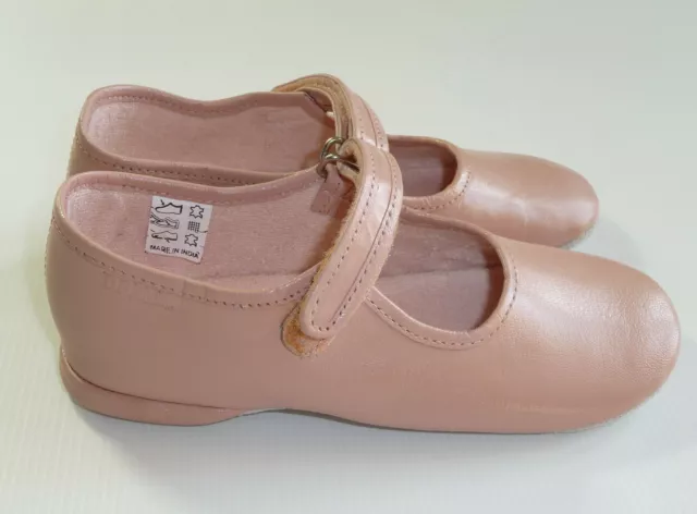 DPAM CHAUSSONS PANTOUFLES En Cuir Rose Fuchsia 33 Neuf EUR 15 00