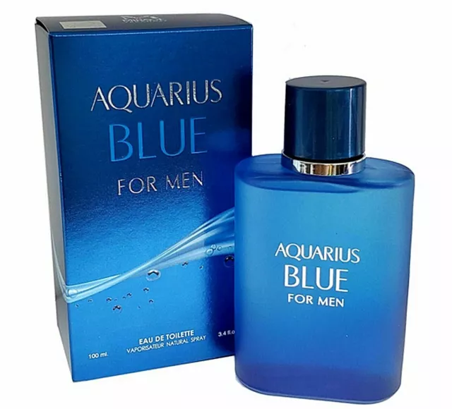 Aquarius Blue Eau de Toilette 3.4 oz EDT Men's Cologne, Impression