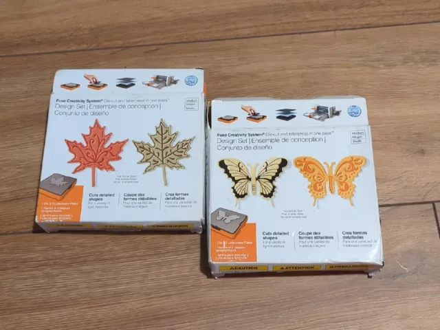 Fiskars Fuse Kreativitätssystem Design Set Ahornblatt & Schmetterling