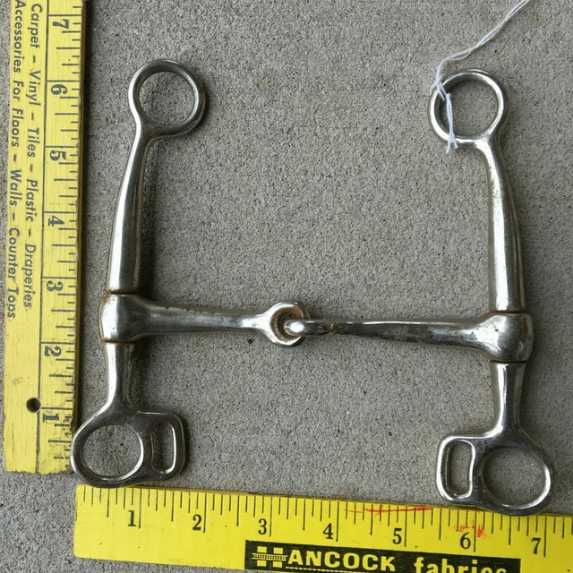 VINTAGE HORSE SNAFFLE Bit Bits Barn Farm House Tools Farming 32 14.99