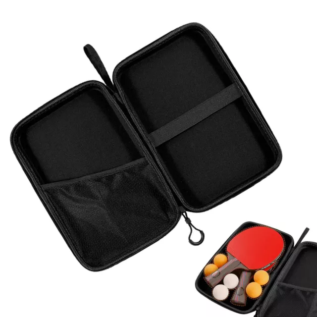 Portable Hard Protective Table Tennis Racket Case Bag Ping Pong Bat Padd Cover