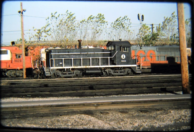 Railroad Slide Illinois Central Gulf ICG 800  1983