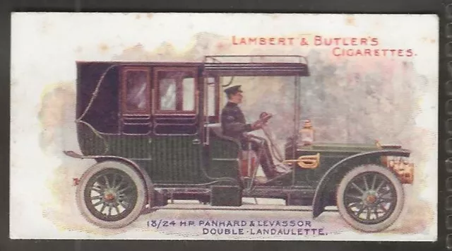 Lambert & Butler-Motors 1908-#18-18-24 Ps Panhard Levassor Doppellandaulette