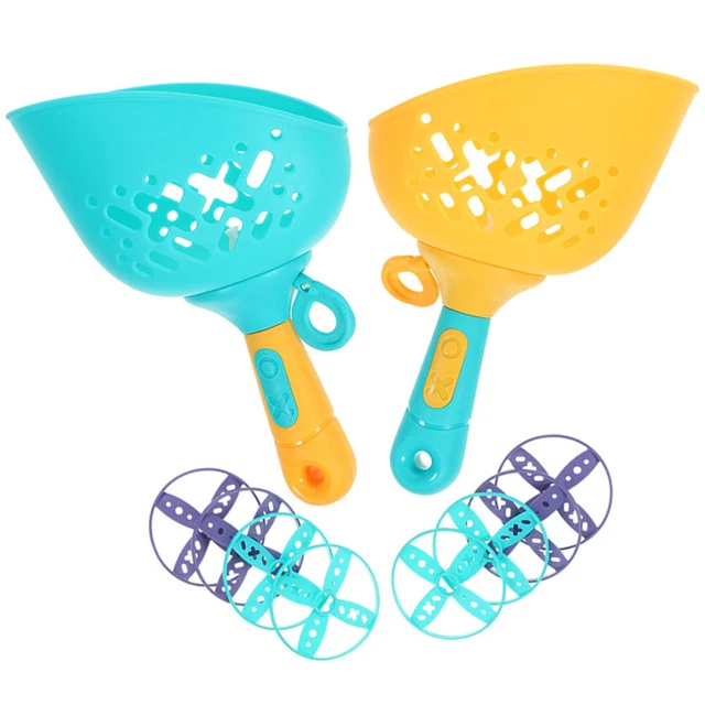 2 Sets Jouets De Plein Air Jeu Amusant En Famille CD Extérieur Enfant Tout-petit