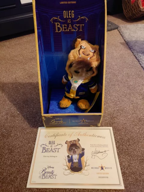 Compare the Meerkat Soft Toy Oleg as Beast from Beauty And The Beast