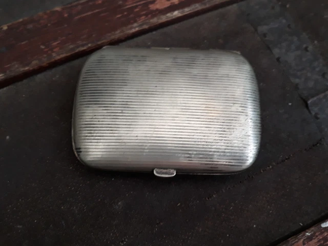 COFFRET BOITE ETUI Porte-Cigarettes VINTAGE Métal argenté EUR 15,00 - PicClick FR