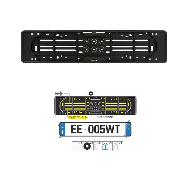 Supporto Portatarga All-in-One 2.0 LED - Foto 9