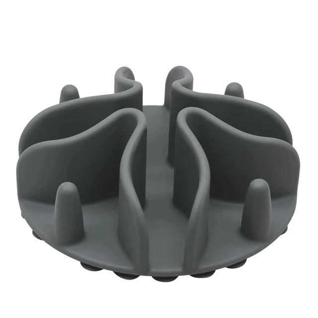 Ciotole per cani alimentatore lento cuscinetto ciotole per alimentazione lenta in silicone con 51 aspirazione T3T7