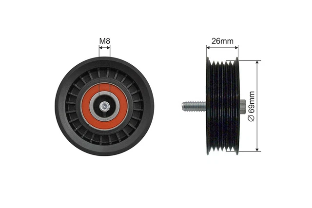 Poulie, courroie de distribution pour MERCEDES-BENZ RNK-ME-028