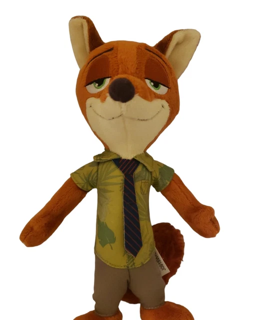 Disney Zootopia Nick Wilde Fox 11" Plush Stuffed Animal Toy TOMY