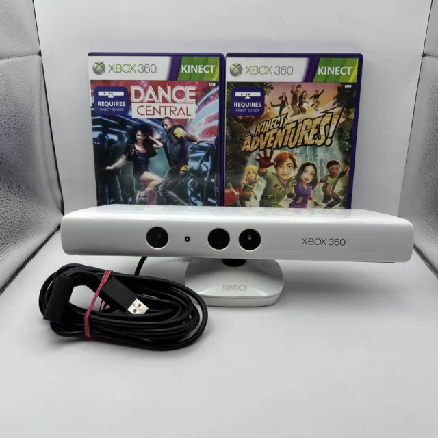 Xbox 360 Kinect Official Microsoft Motion Sensor Camera Model 1414 White Rare