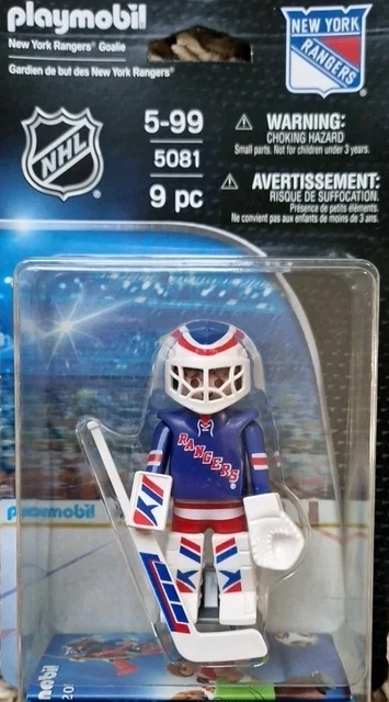 PLAYMOBIL 5081 NHL New York Rangers Goalie Figura Jugador de